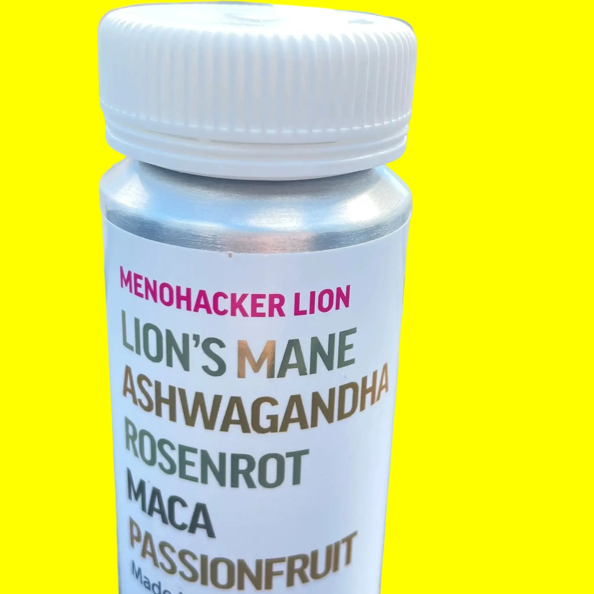 Menohacker Lion med lions mane, maca og rosenrot - Gave by Menohacker AS