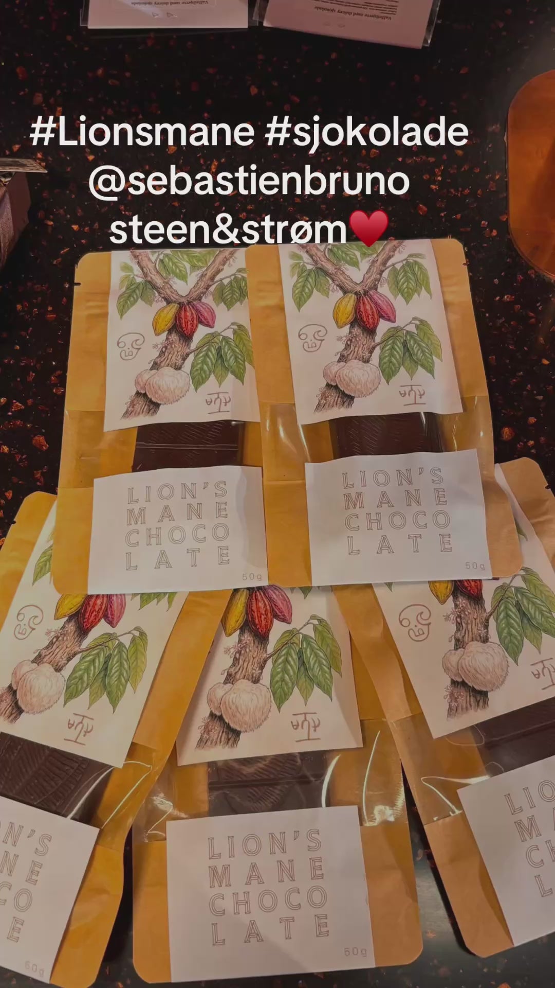 Sjokolade med lion´s mane 3-pack